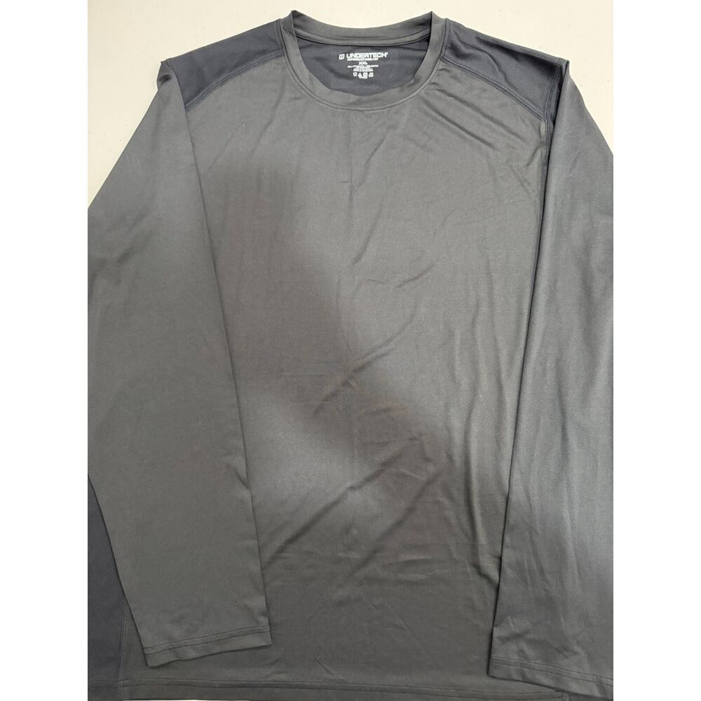 Undertech Men Dri-Fit Black Long Sleeve Shirt Sz XXL